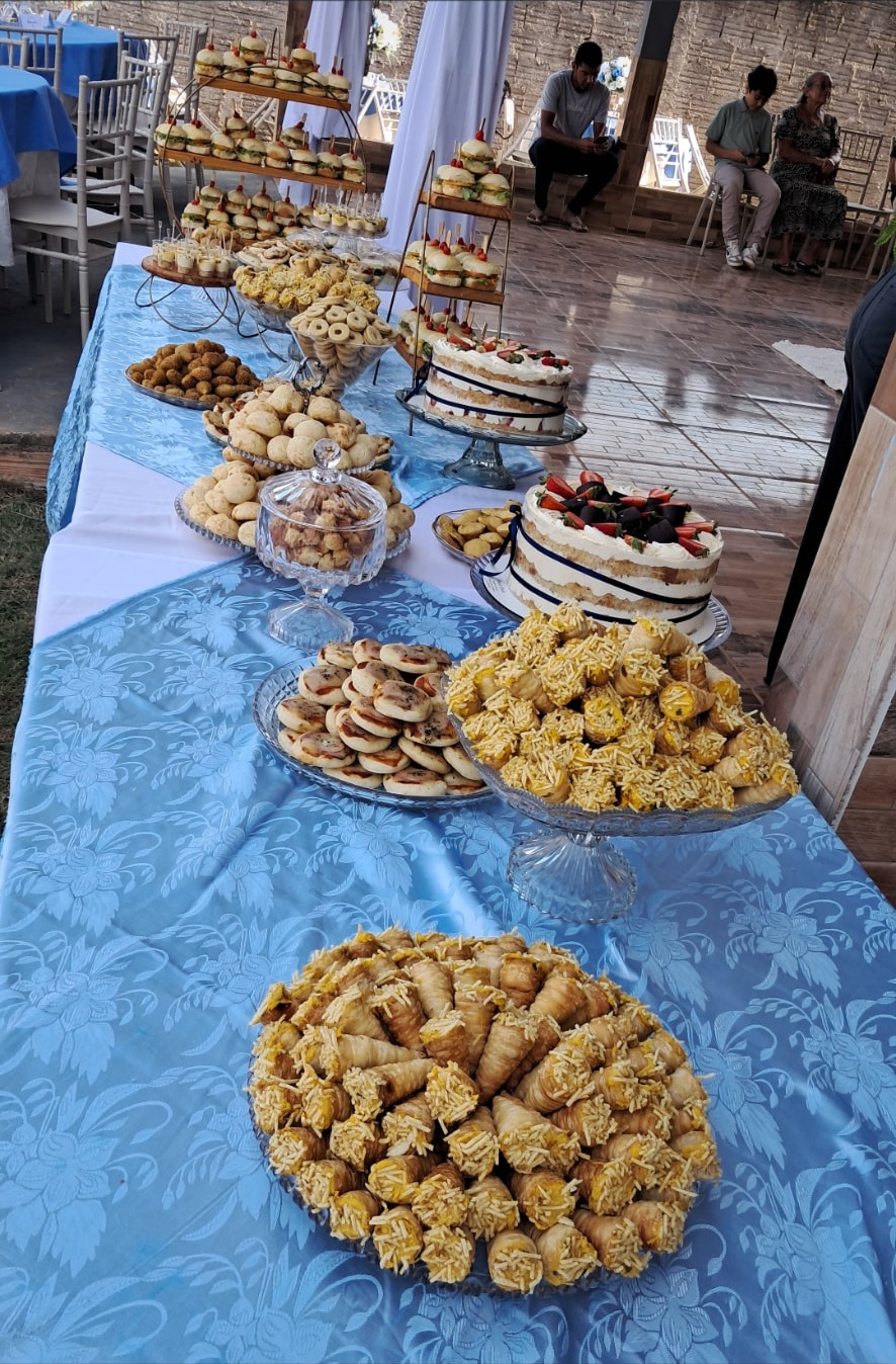 Salgados de festa da Bocca Dolce